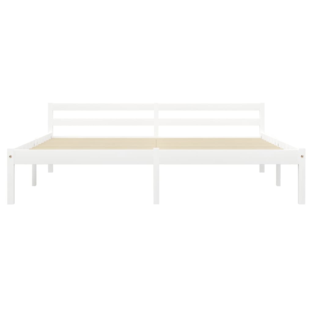 Solid wood bed white pine 160x200 cm