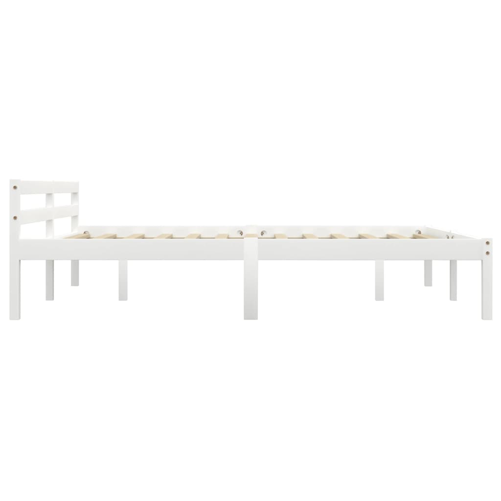 Solid wood bed white pine 160x200 cm