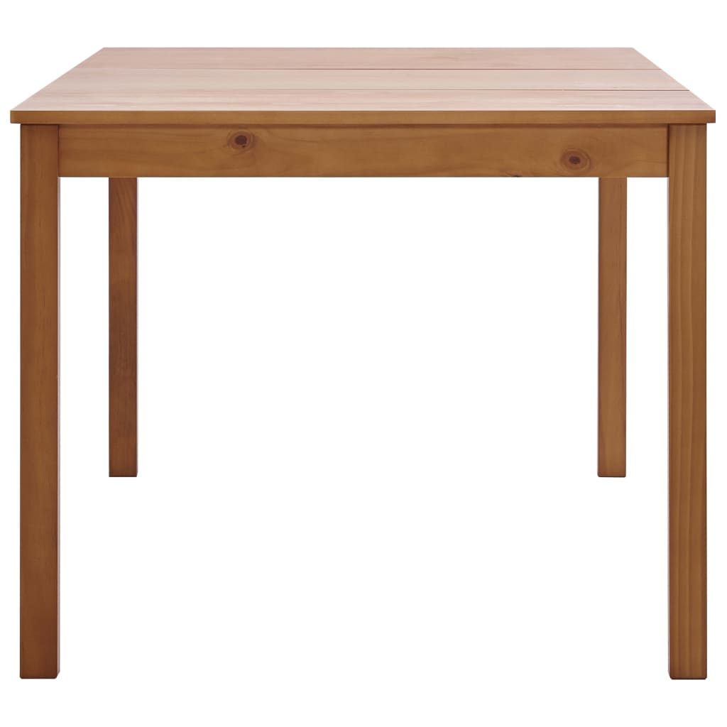 Dining table honey brown 180 x 90 x 73 cm pinewood
