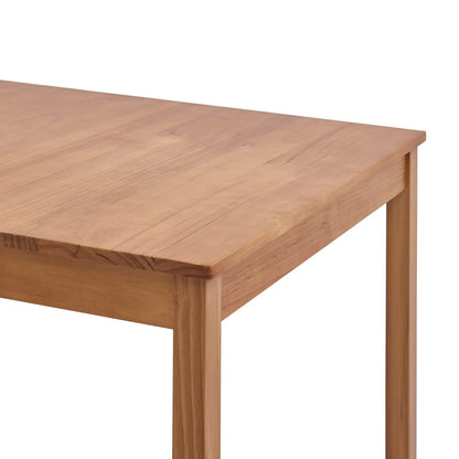 Dining table honey brown 180 x 90 x 73 cm pinewood