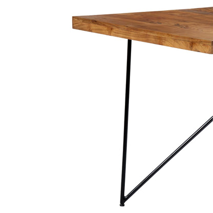 Dining table 180 x 90 x 76 cm solid acacia wood