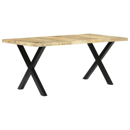 Dining table 180×90×76 cm mango solid wood