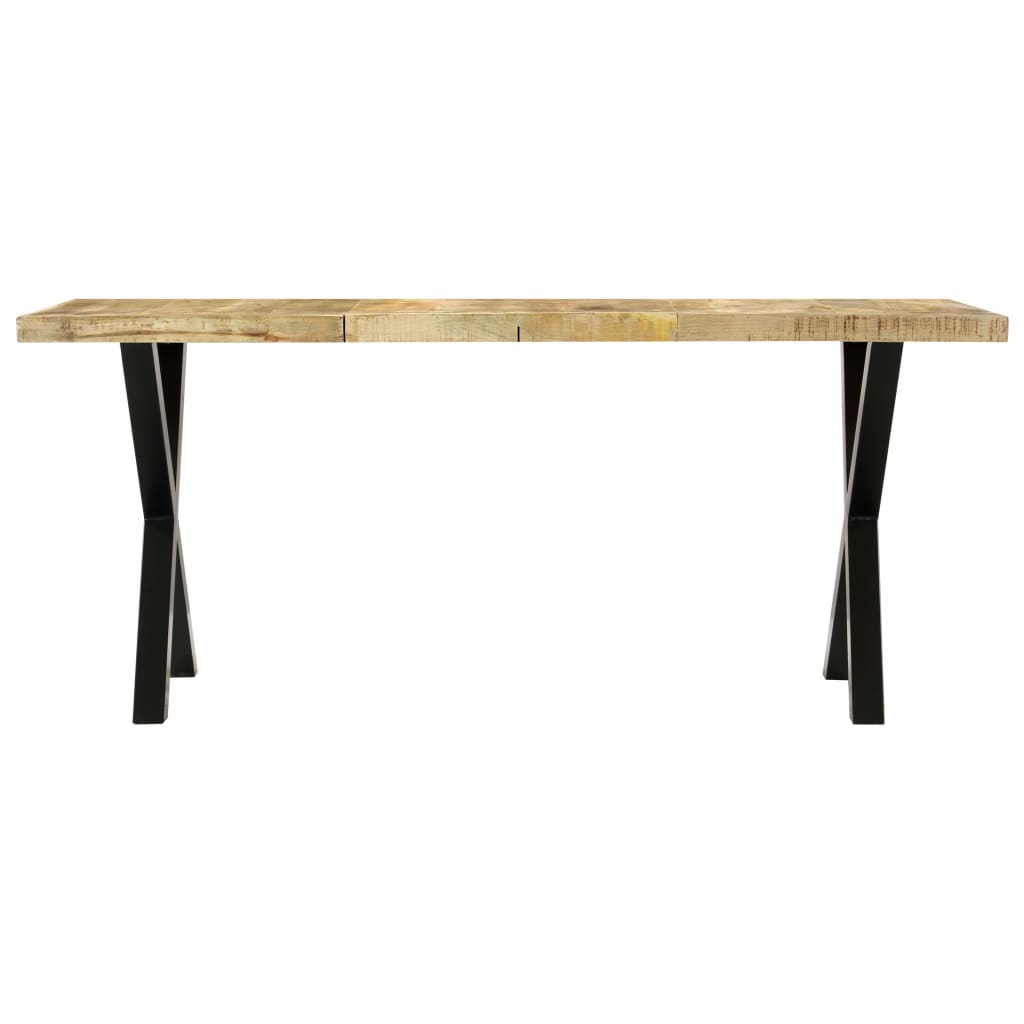 Dining table 180×90×76 cm mango solid wood