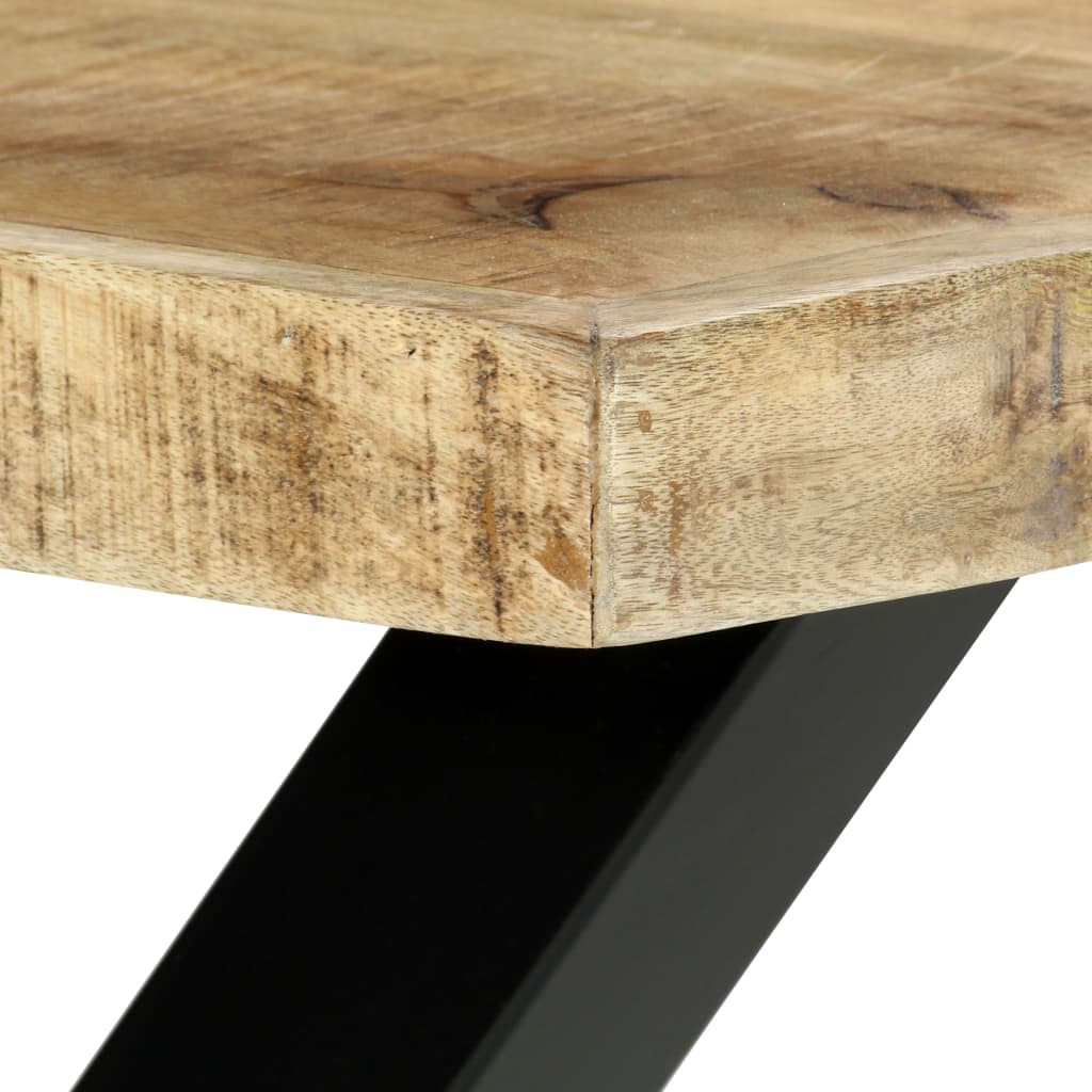 Dining table 180×90×76 cm mango solid wood