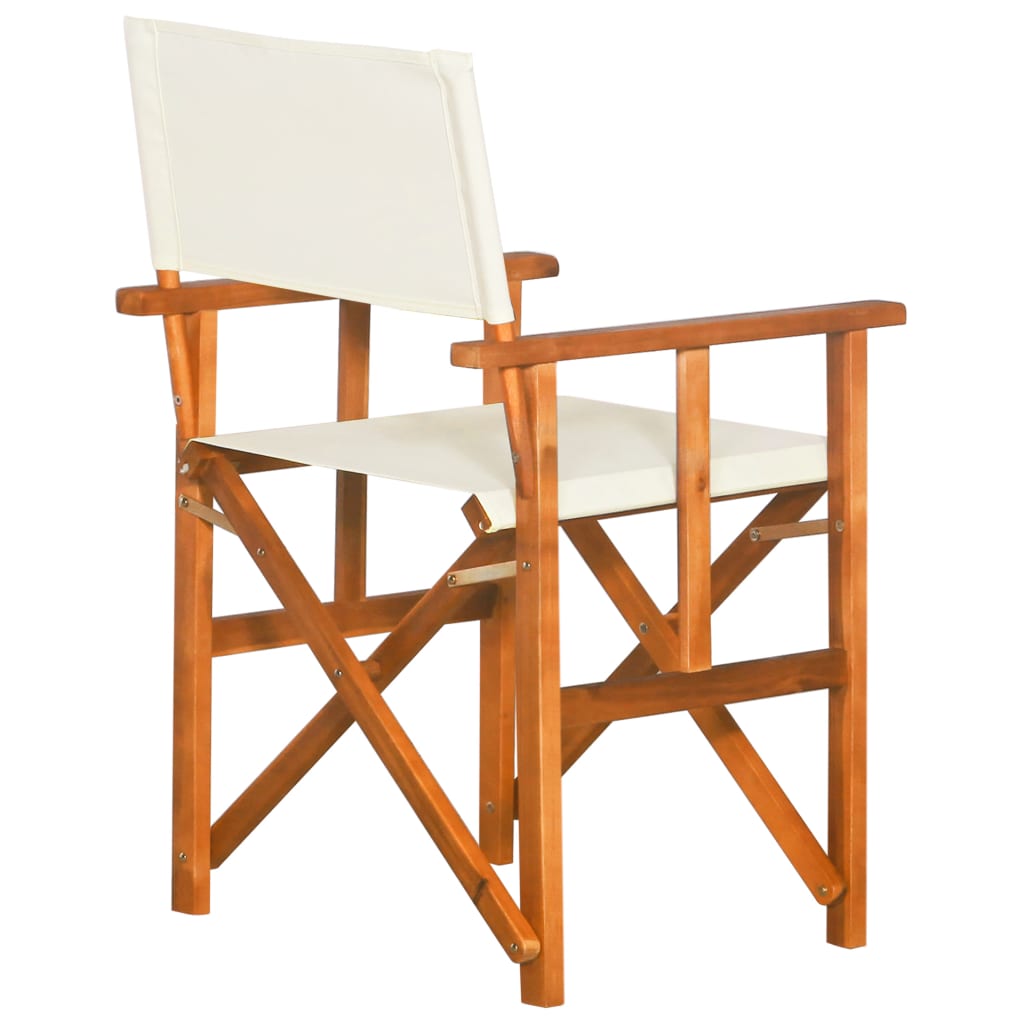 Director's chairs 2 pcs. Solid acacia wood