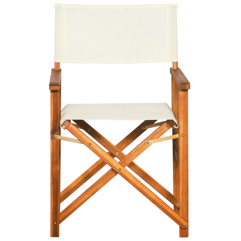 Director's chairs 2 pcs. Solid acacia wood