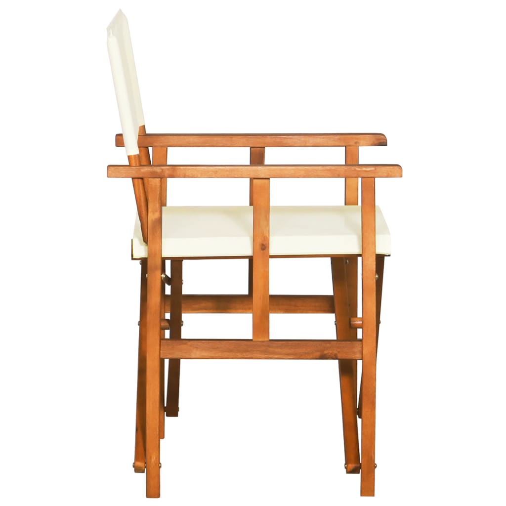 Director's chairs 2 pcs. Solid acacia wood