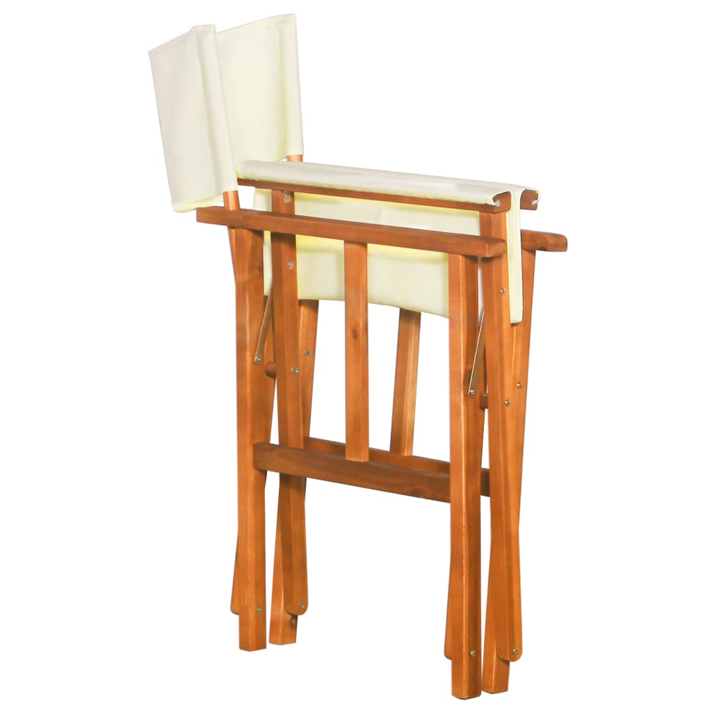 Director's chairs 2 pcs. Solid acacia wood
