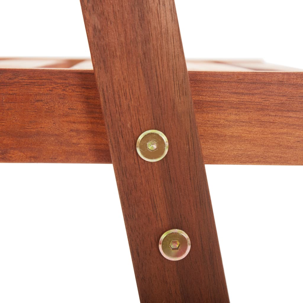 Garden chairs 2 pcs. Solid wood acacia