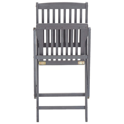 Klappbare Gartenstühle 2 Stk. Massivholz Akazie