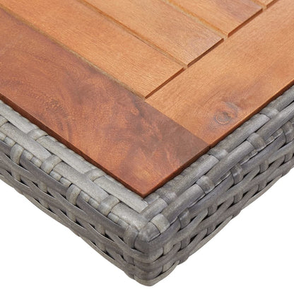 13 kom. Vrtna blagovaonska grupa s jastucima poliratan antracit