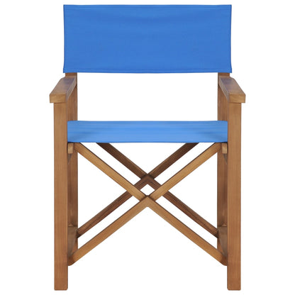 Director's chair solid teak blue