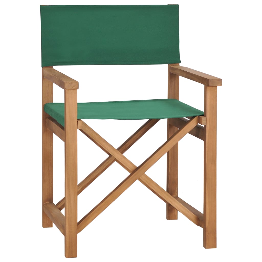 Director's chair solid wood teak green
