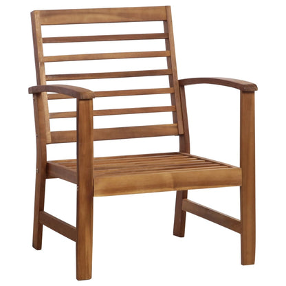 Garden lounge set 4-piece solid acacia wood