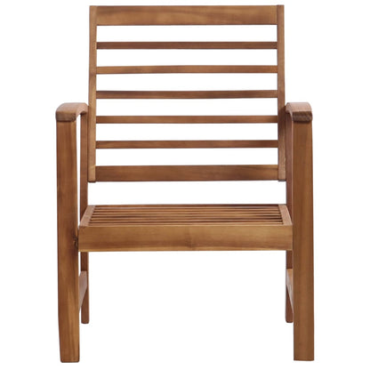 Garden lounge set 4-piece solid acacia wood