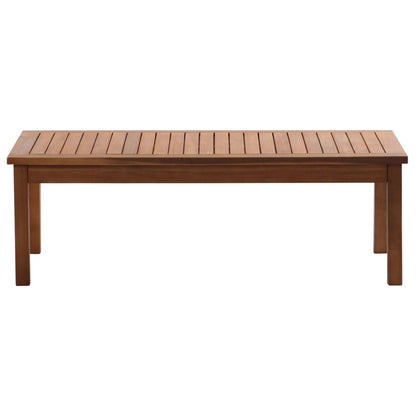 Garden lounge set 4-piece solid acacia wood