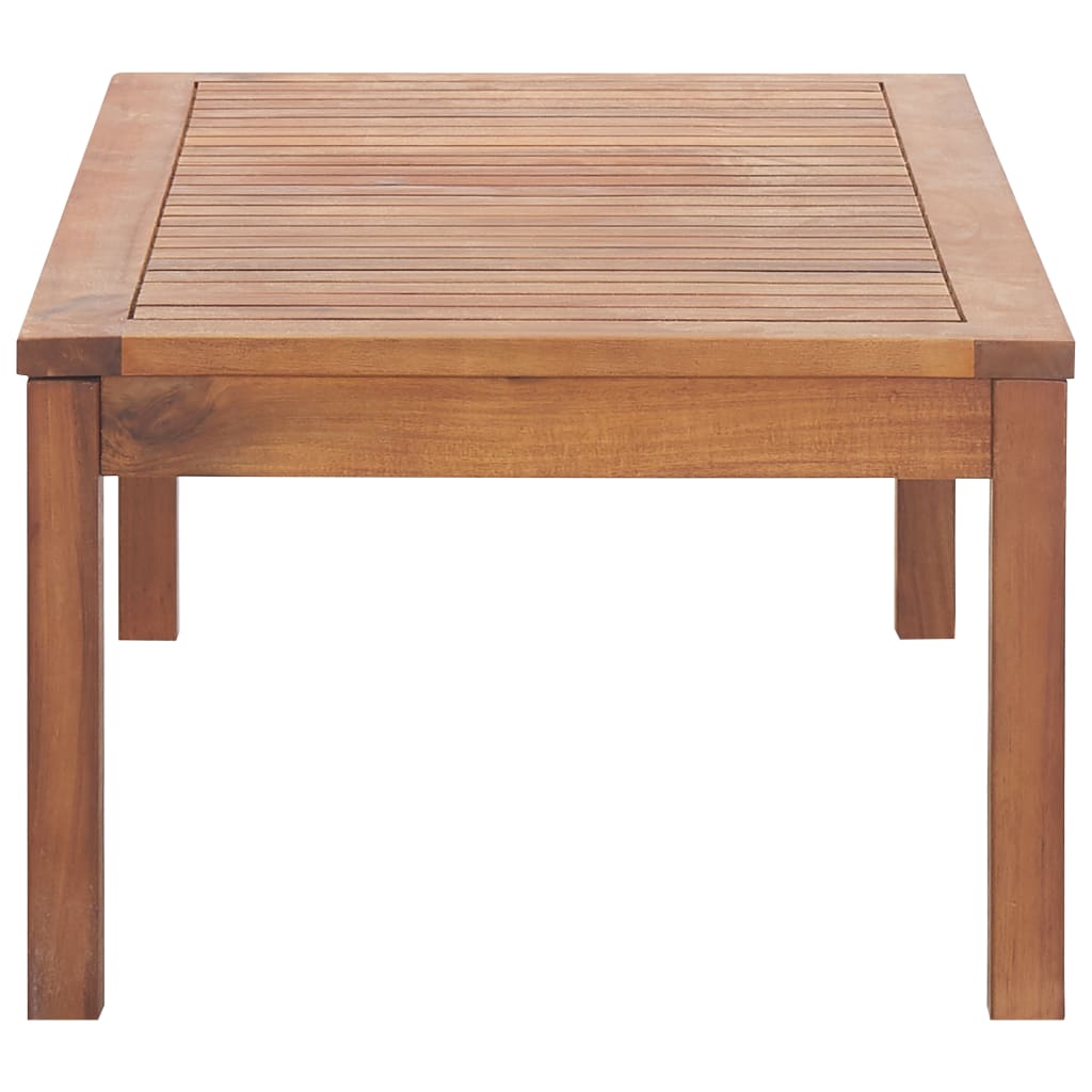 Garden lounge set with cushions 4-piece solid acacia wood