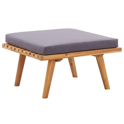 5-piece garden lounge set solid acacia wood