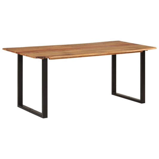 Dining table 180×90×76 cm solid acacia wood