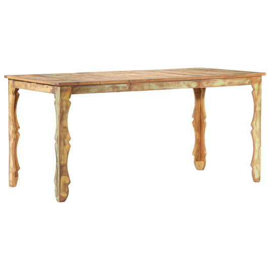 Dining table 160×80×76 cm Recycled solid wood