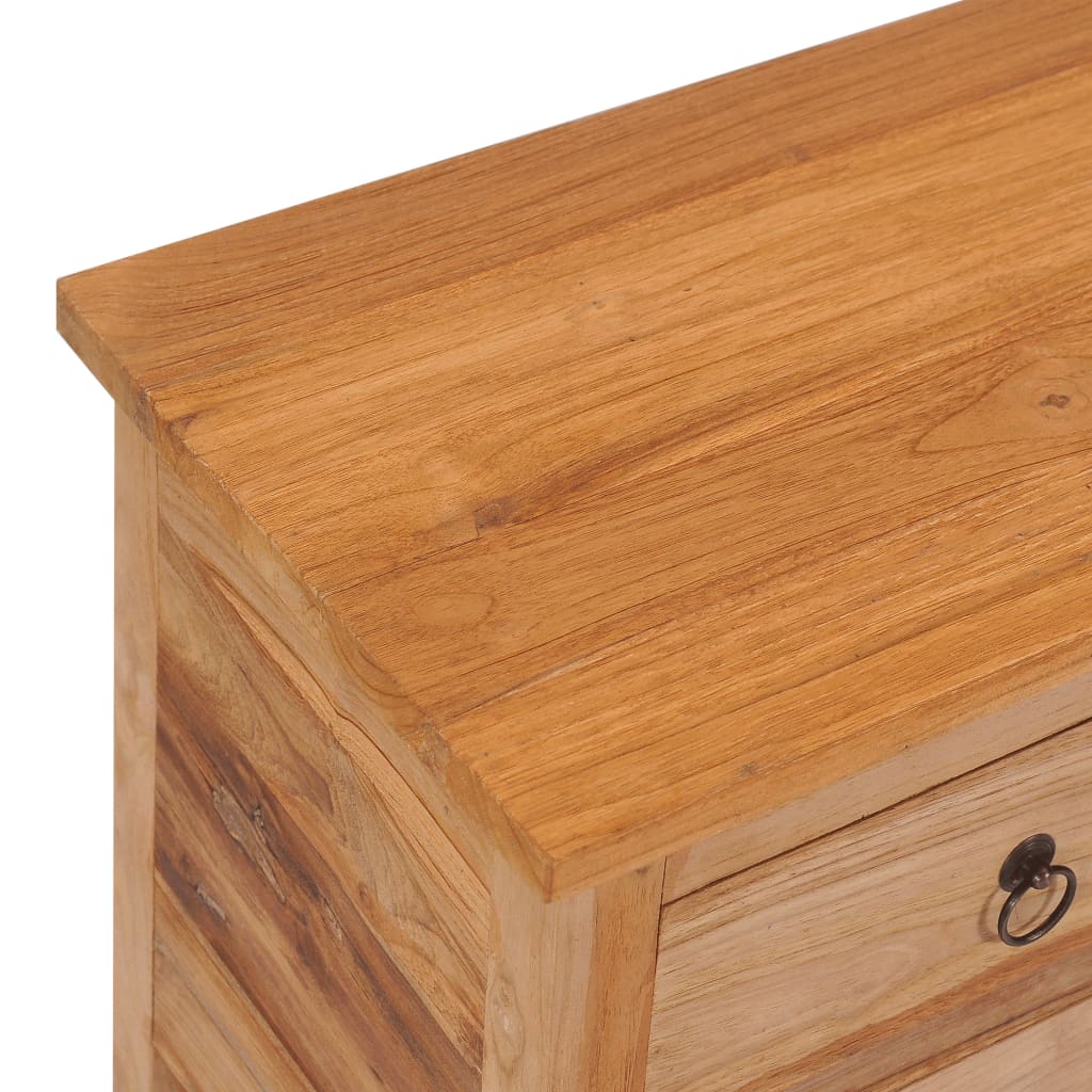 Sideboard 78x35x80 cm Massivholz Teak