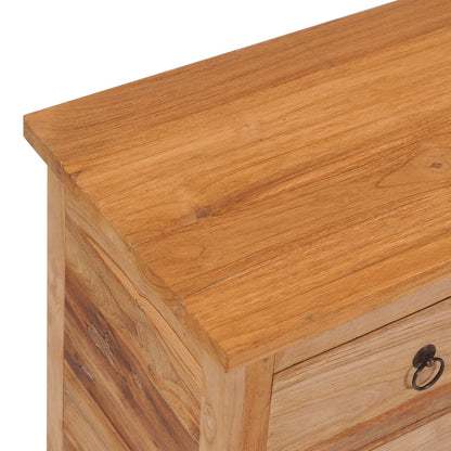 Sideboard 78x35x80 cm Massivholz Teak