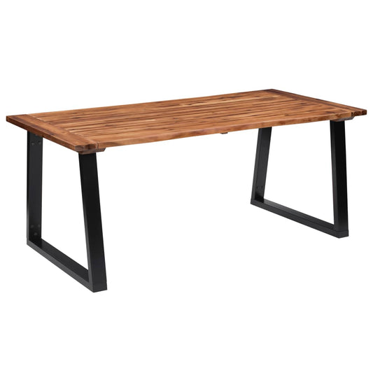 Dining table solid wood acacia 180 x 90 cm