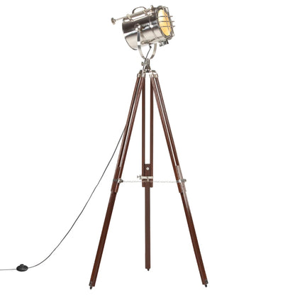 Floor lamp tripod solid wood mango 180 cm
