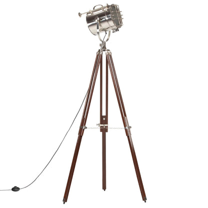 Floor lamp tripod solid wood mango 180 cm