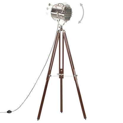 Floor lamp tripod solid wood mango 180 cm