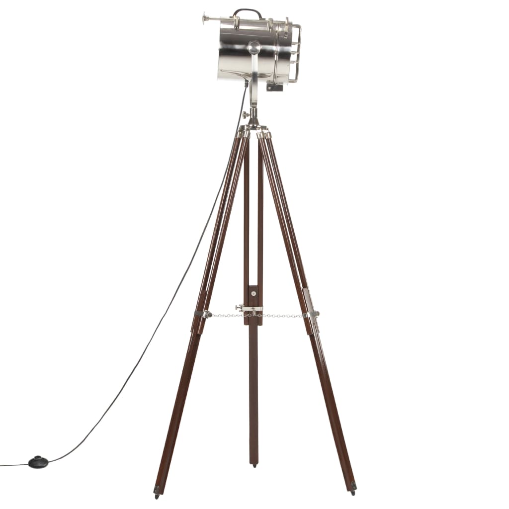 Floor lamp tripod solid wood mango 180 cm