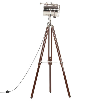 Floor lamp tripod solid wood mango 180 cm