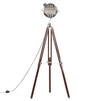 Floor lamp tripod solid wood mango 180 cm