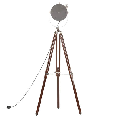 Floor lamp tripod solid wood mango 180 cm