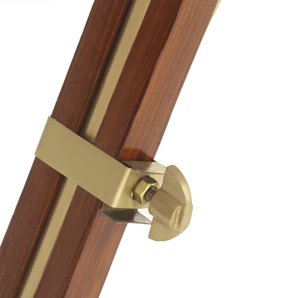 Floor lamp tripod solid wood mango 193 cm