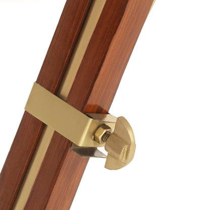 Floor lamp tripod solid wood mango 193 cm