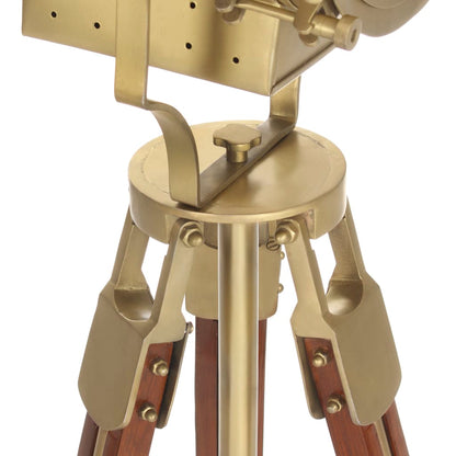 Floor lamp tripod solid wood mango 193 cm