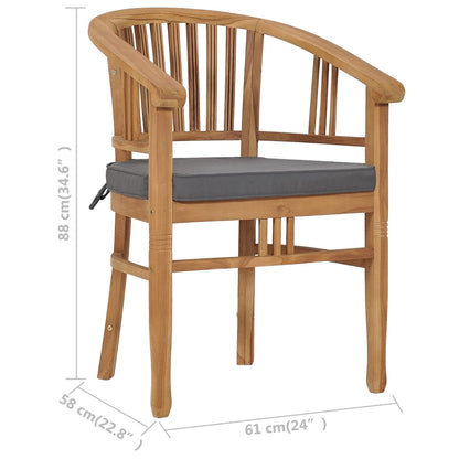 Vrtne stolice s jastucima 2 komada