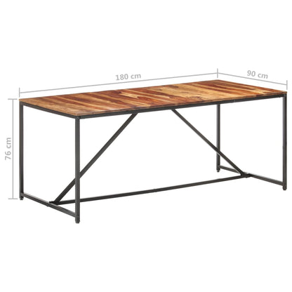 Dining table 180×90×76 cm solid wood