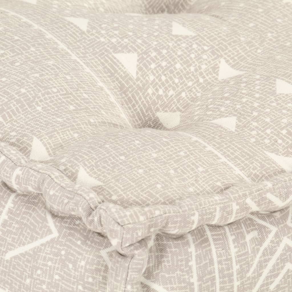 Modularer Pouf Beige Stoff