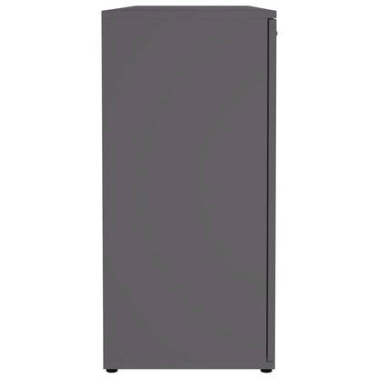 Komoda siva 120x35,5x75 cm od drveta