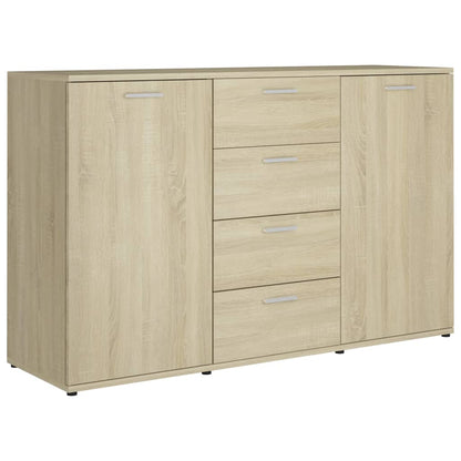 Sideboard Sonoma-Eiche 120x35,5x75 cm Holzwerkstoff