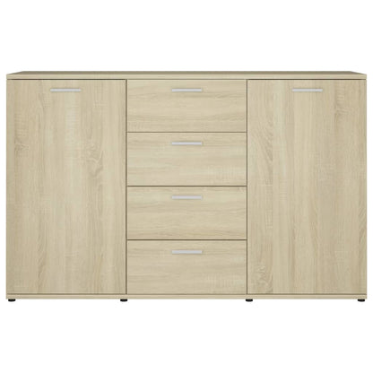 Sideboard Sonoma-Eiche 120x35,5x75 cm Holzwerkstoff