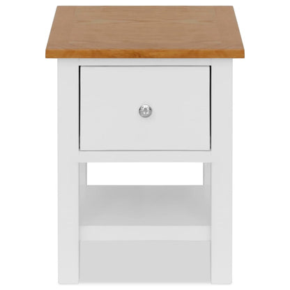 Nachttische 2 Stk. 36x30x47 cm Massivholz Eiche