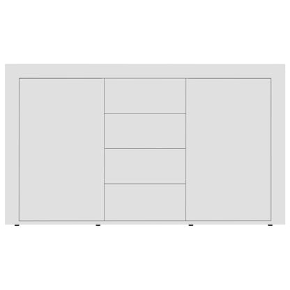 Komoda bijela 120×36×69 cm materijal drvo