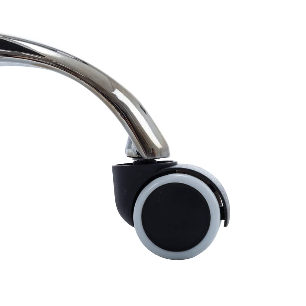 Uredska okretna stolica roza umjetna koža