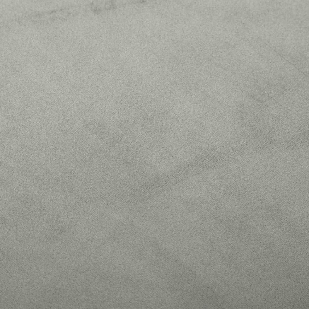 Stolica za ljuljanje sivi baršun