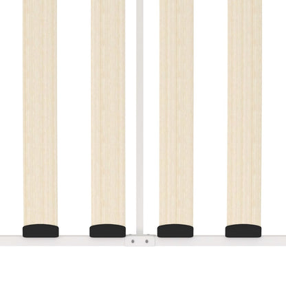 Tagesbett-Rahmen Weiß Metall 90×200 cm