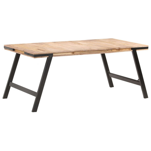 Dining table 180x90x76 cm solid mango wood