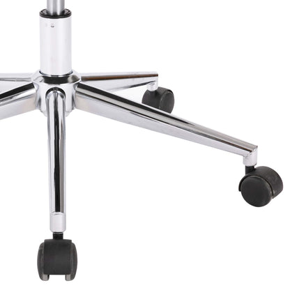 Office Chair Swivel Grey Fabric